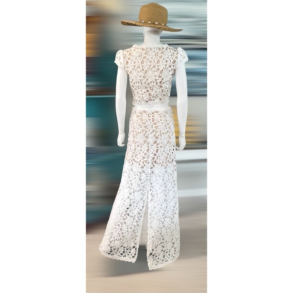 Stunning 2-piece crochet set S M L - Picture 4 of 7